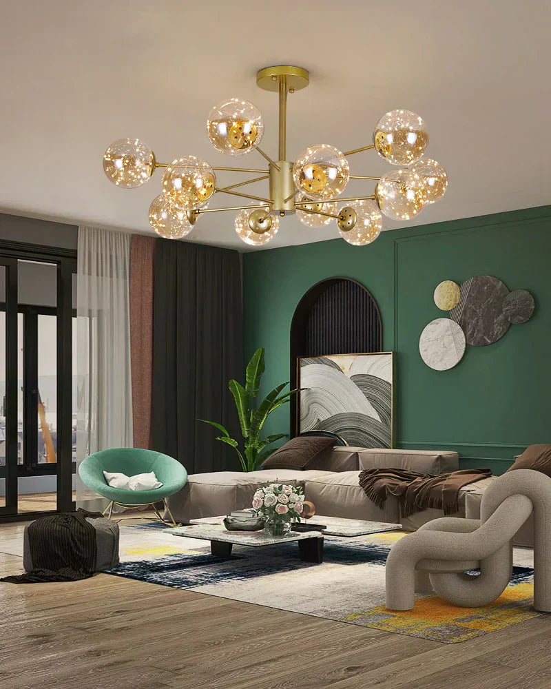 Elegant Sphere Chandelier for Luxurious Living Spaces