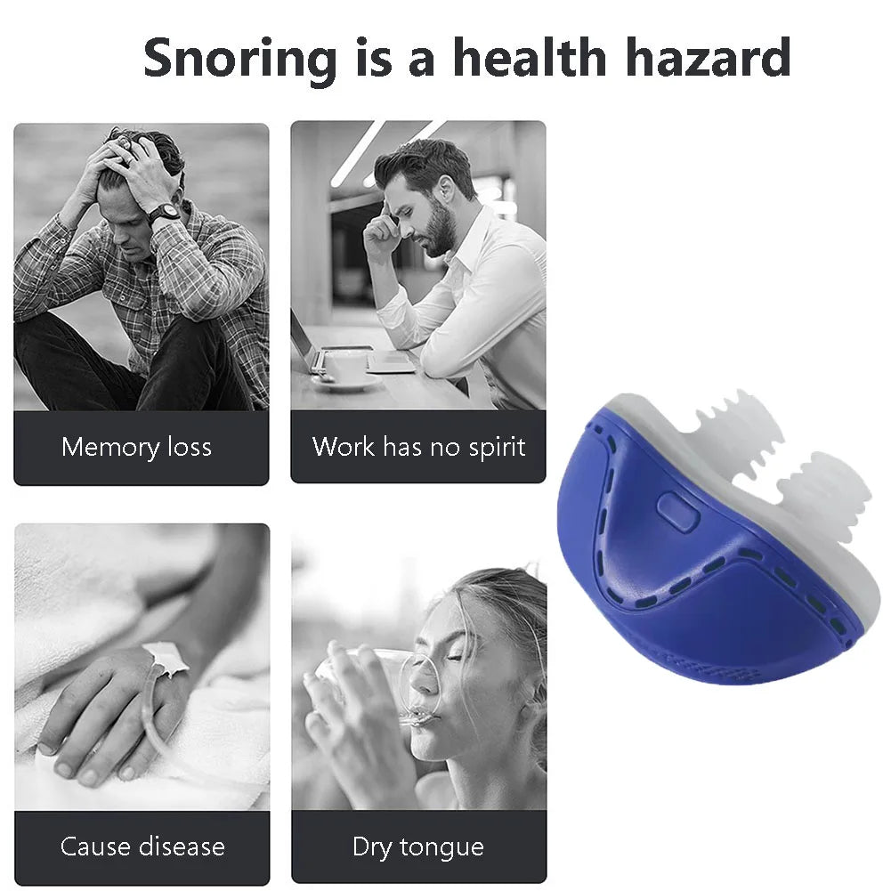 Snore Less Device Rechargeable Snore Relief Device for Better Sleep