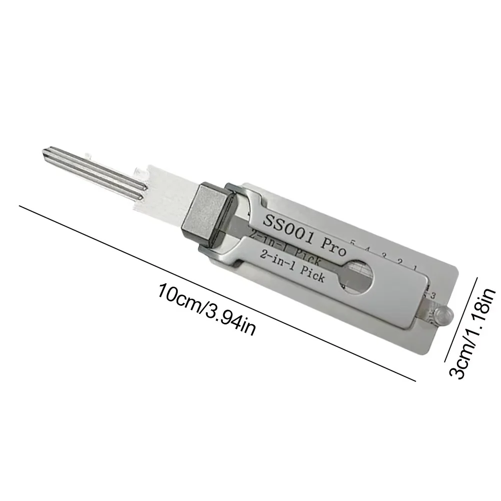 Professional Dual-Function Lock Decoder and Picker Tool