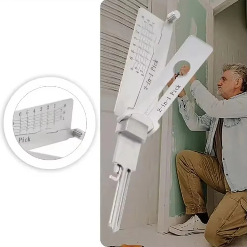 Professional Dual-Function Lock Decoder and Picker Tool