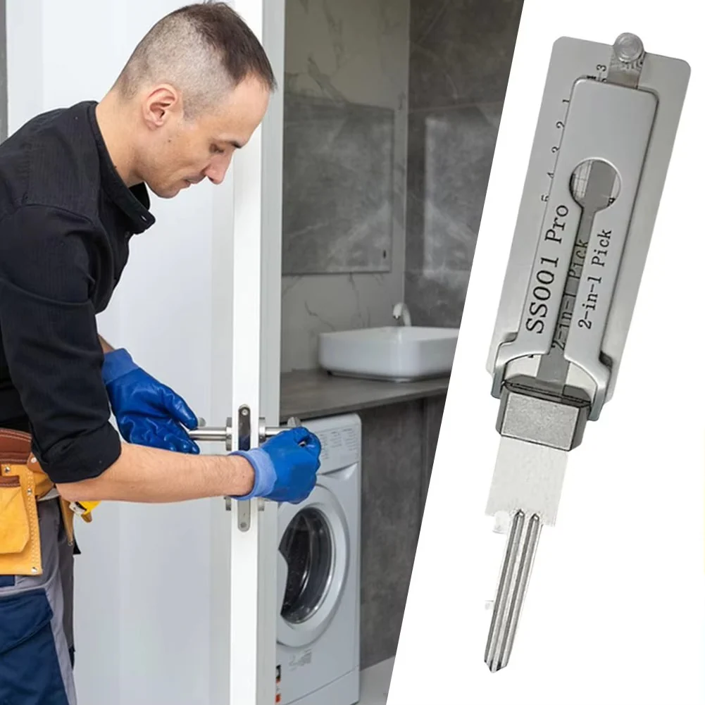 Professional Dual-Function Lock Decoder and Picker Tool