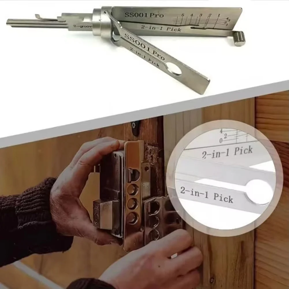 Professional Dual-Function Lock Decoder and Picker Tool