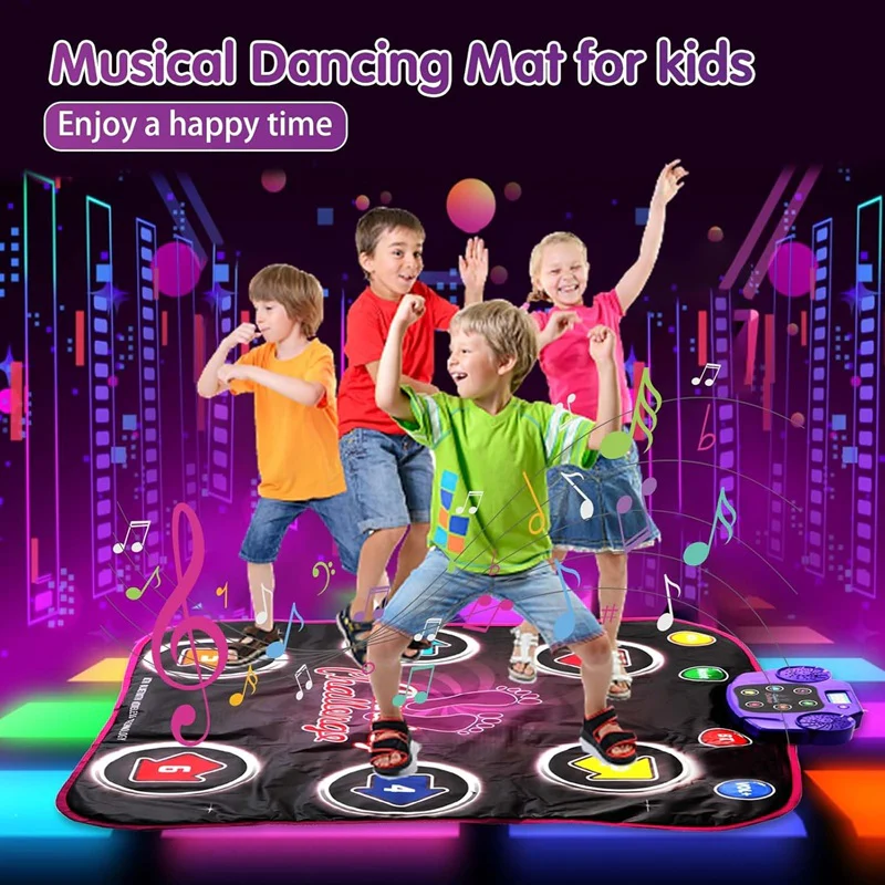Engaging Dance Floor Mat with 5 Levels of Fun for Children