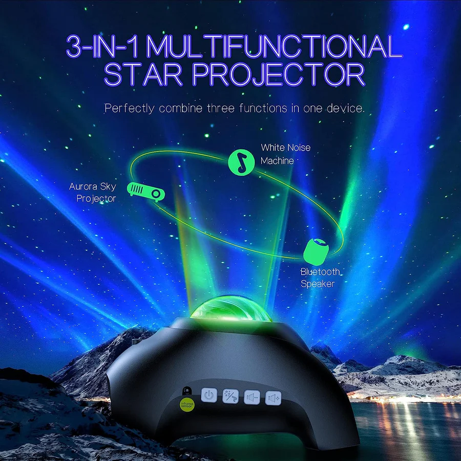 Celestial Dreamscape Projector: Your Personal Light Show