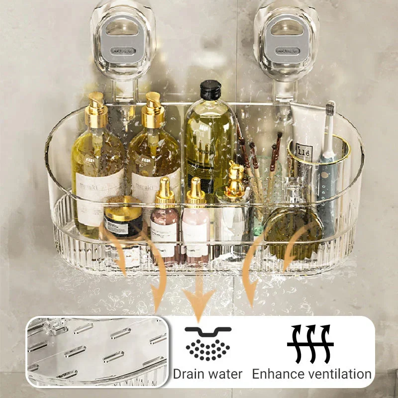 Bathroom Organizer with Powerful Suction Cup Technology