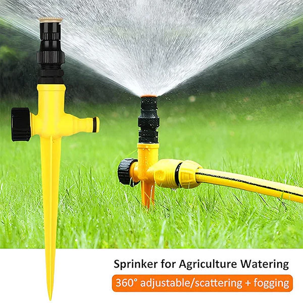 All-Around Garden Sprinkler with Customizable Spray Settings