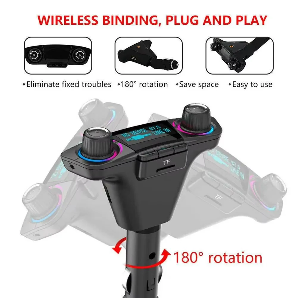 SmartDrive Bluetooth FM Transmitter with Dual USB Charging