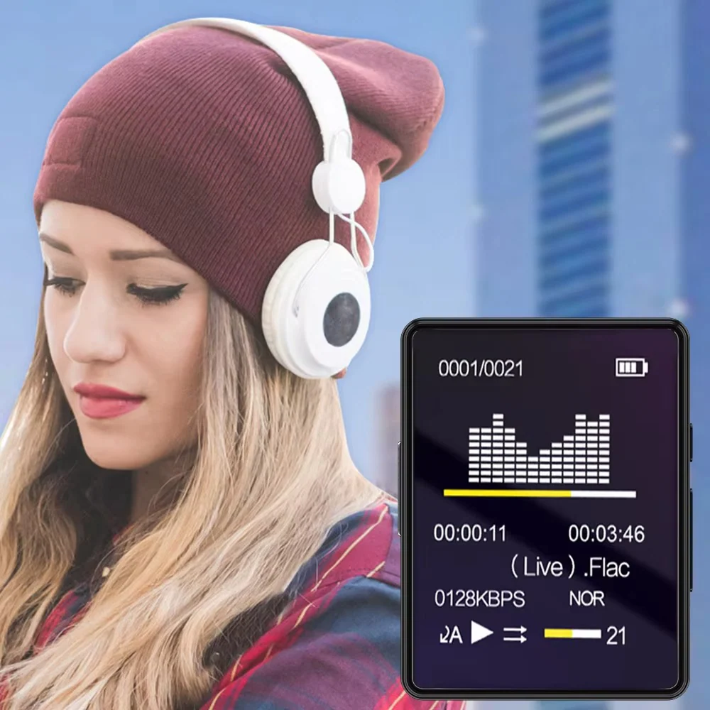 Pocket-Sized Bluetooth Music and Video Player