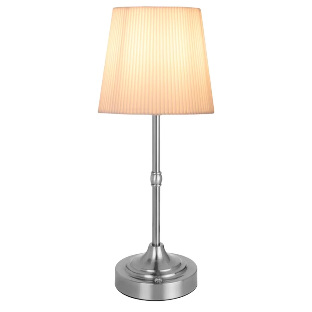 Wireless Touch-Controlled LED Lamp with Elegant Brass Finish