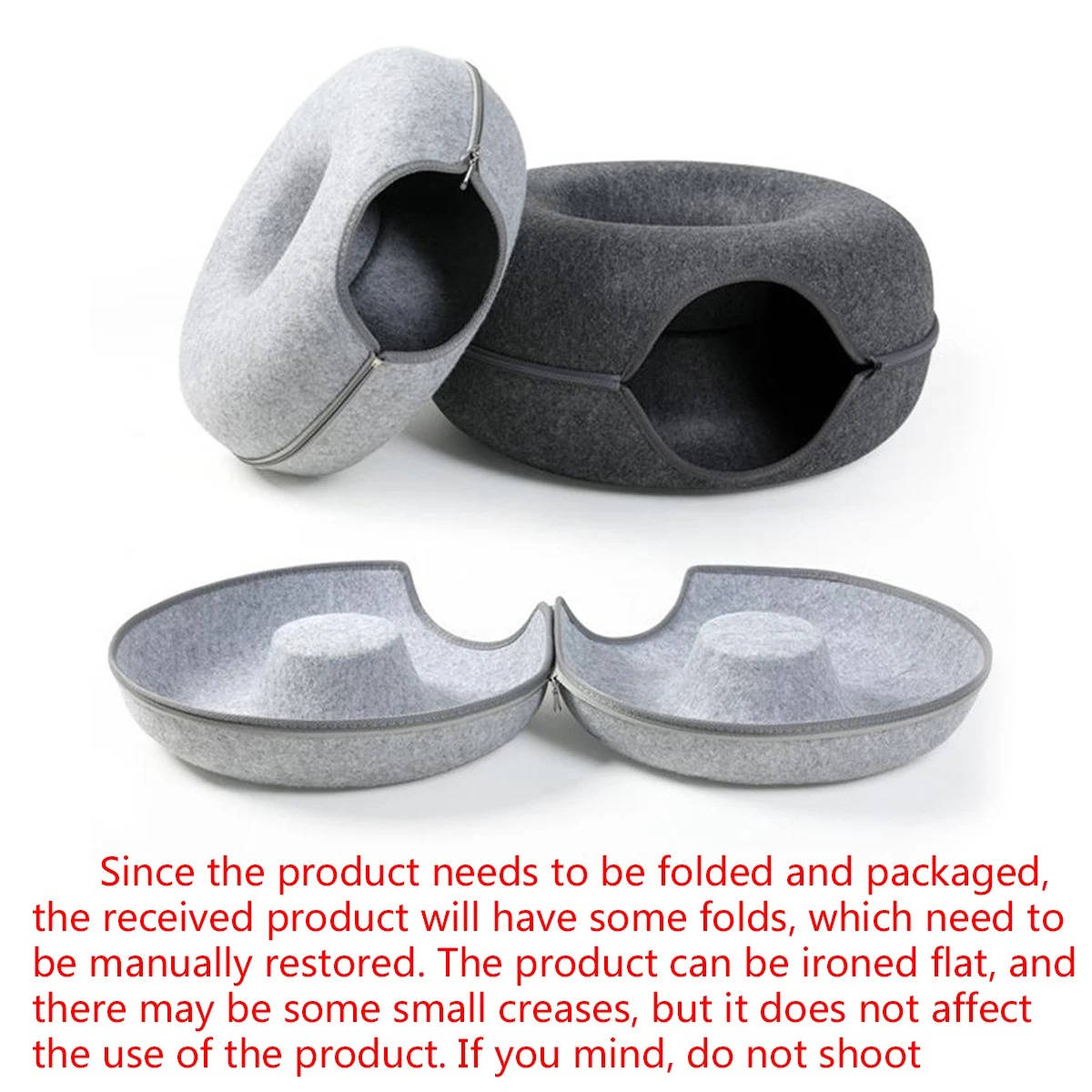 Cat Bed in Donut Shape