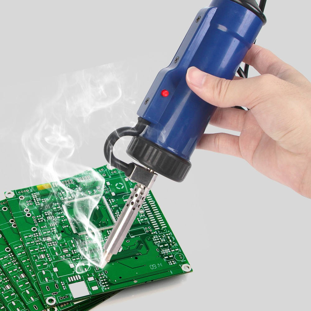 Automatic Electric Tin Sucker Desoldering Tool with 3 Nozzles