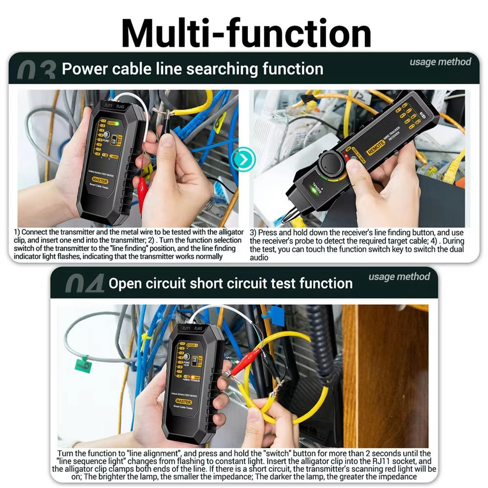 Precision Cable Tracer & Diagnostic Tool