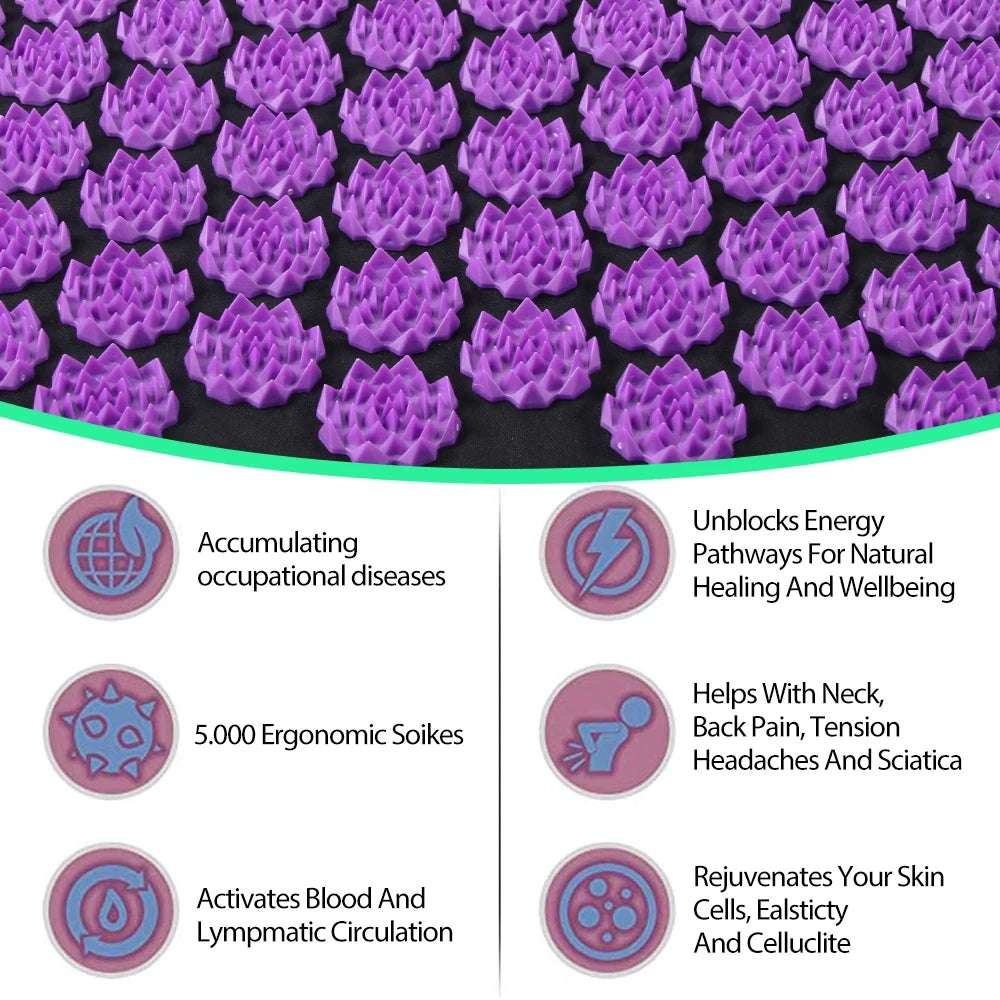 Ultimate Acupressure Wellness Mat for Deep Relaxation