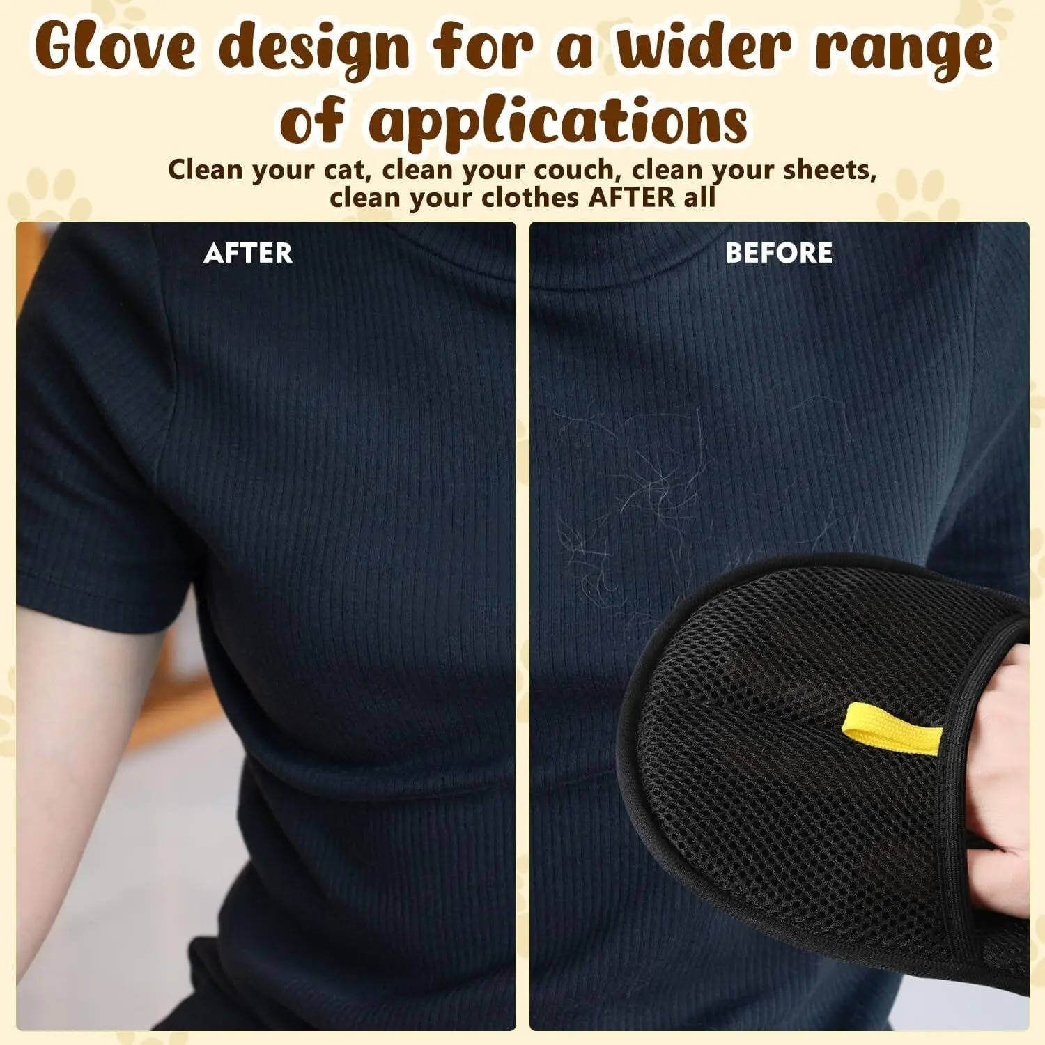 Dual Pet Hair Cleaning Glove Set