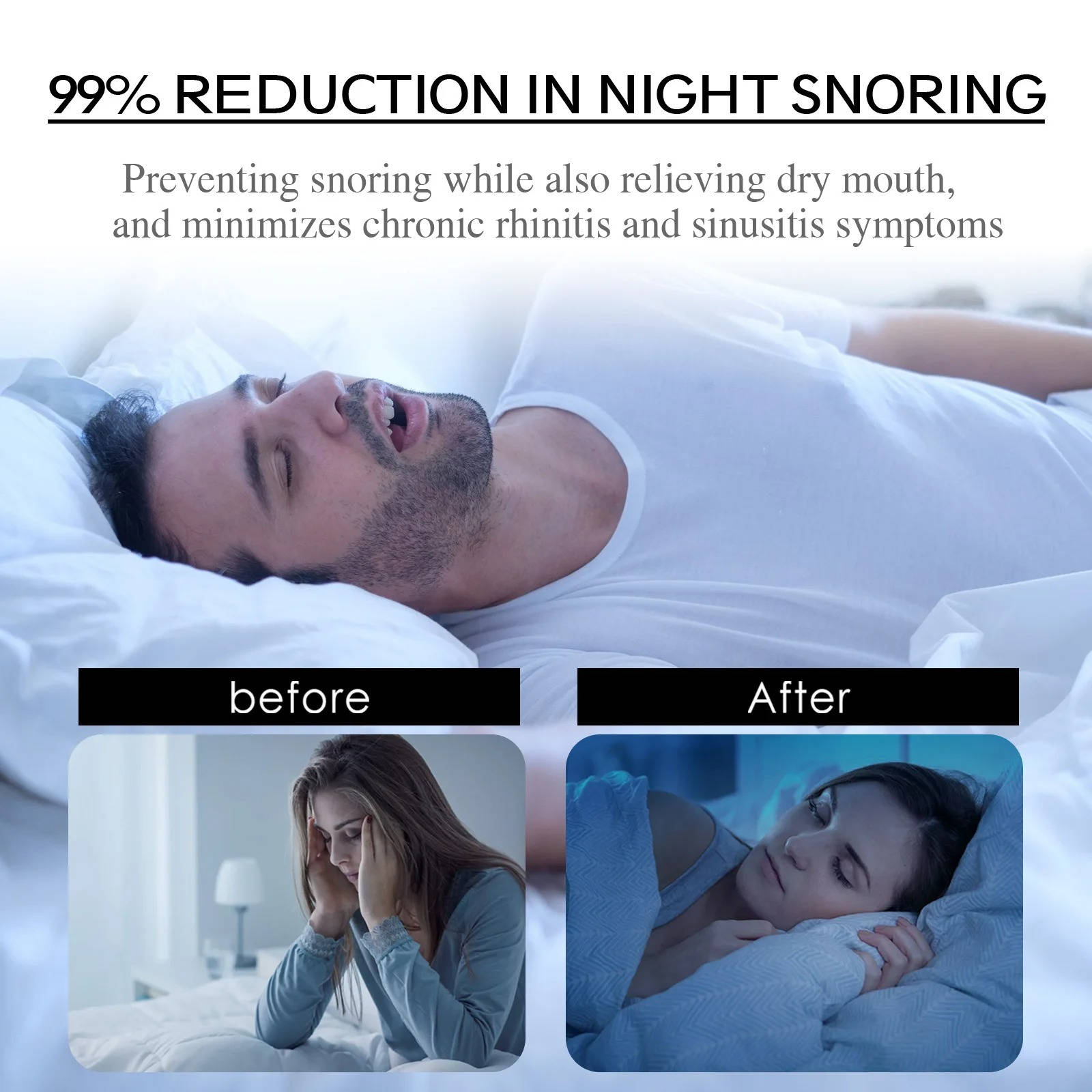 Anti-Snoring Mouth Tape for Better Sleep