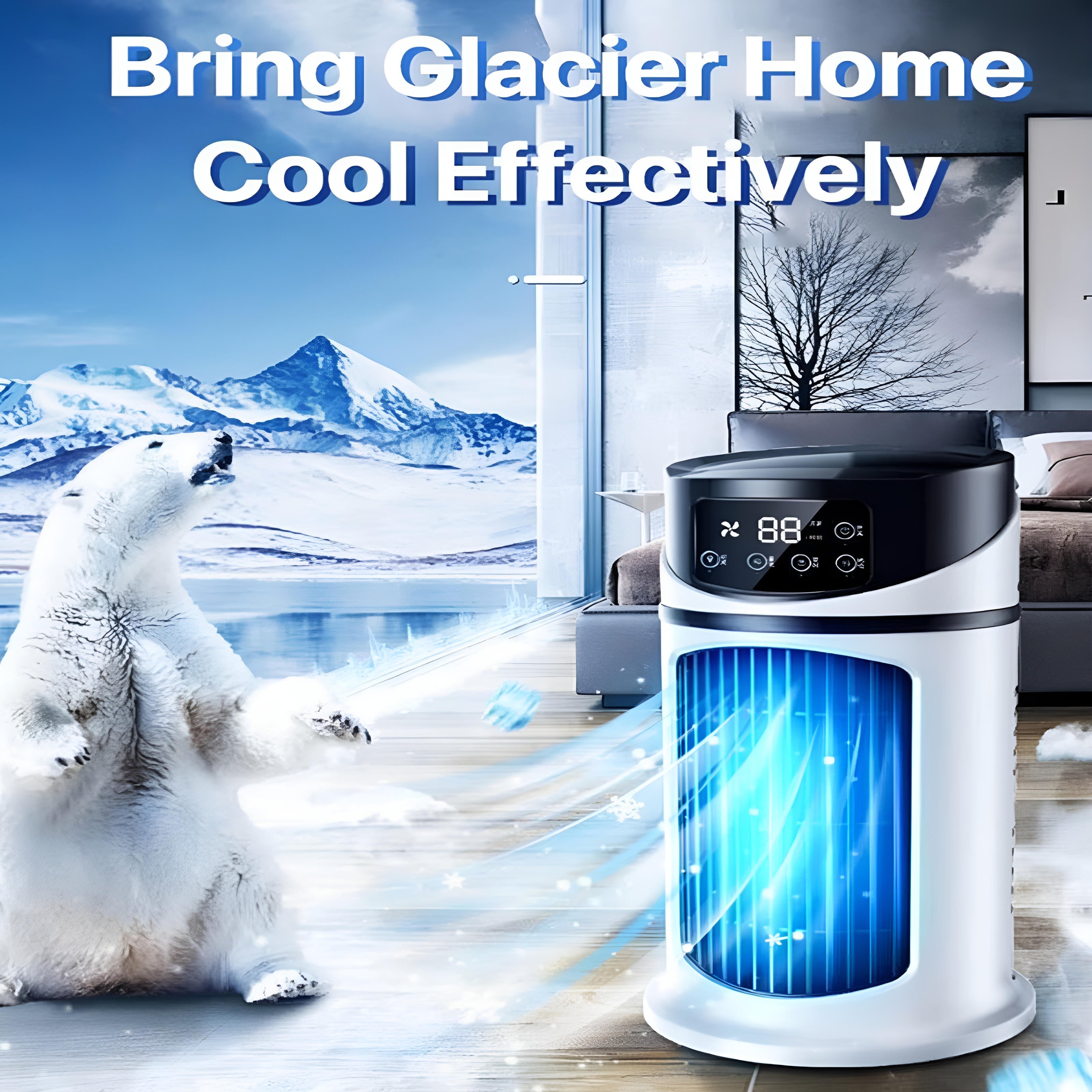 Compact Air Cooler for Indoor Spaces