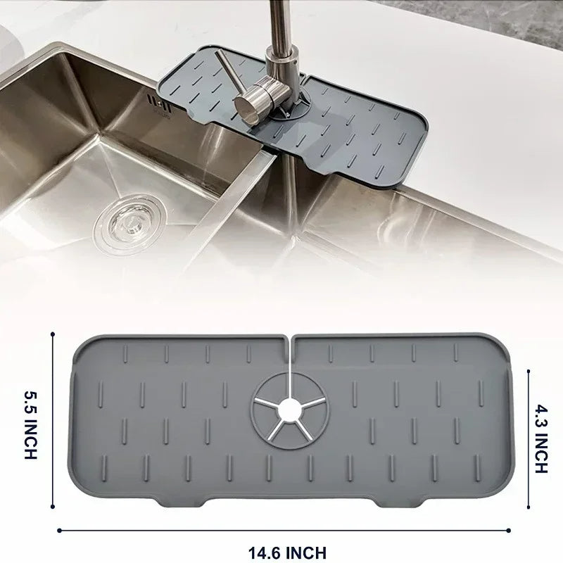 Silicone Splash Guard for Mess-Free Kitchen Sinks