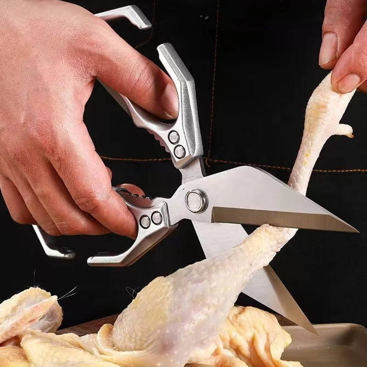 Multi-Purpose Kitchen Scissors for Food Preparation