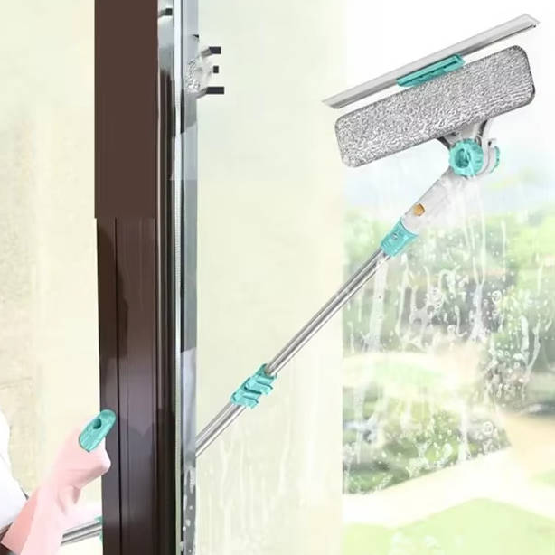Extendable Window Cleaner with Ergonomic Grip