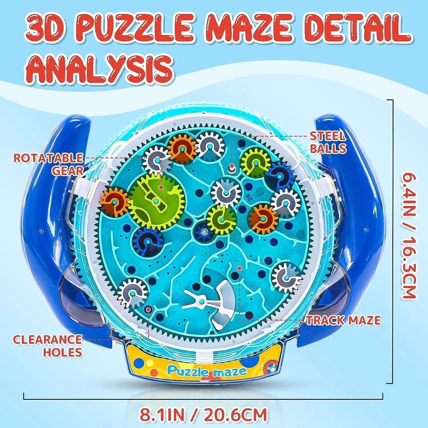 Educational 3D Maze Puzzle - Fun Learning Toy for Children