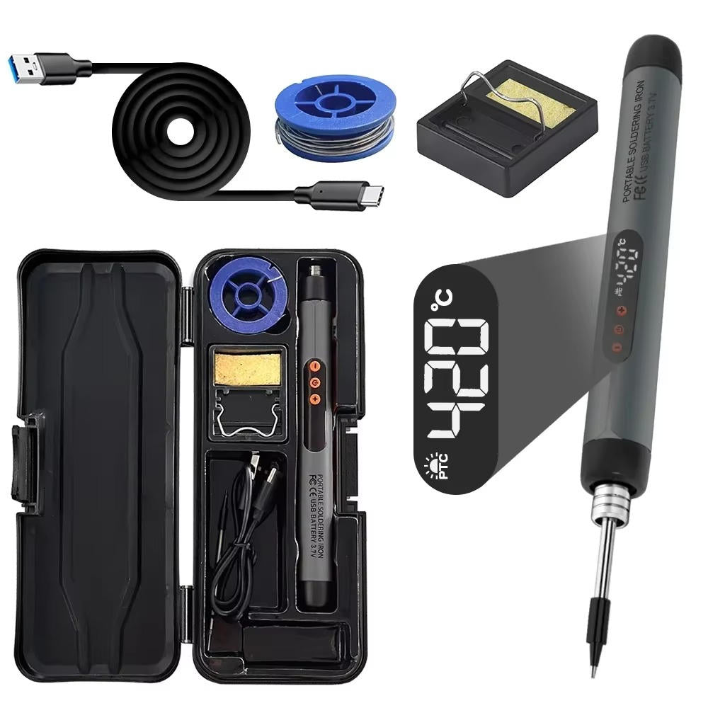 Electric Soldering Iron Kit with Digital Temperature Control