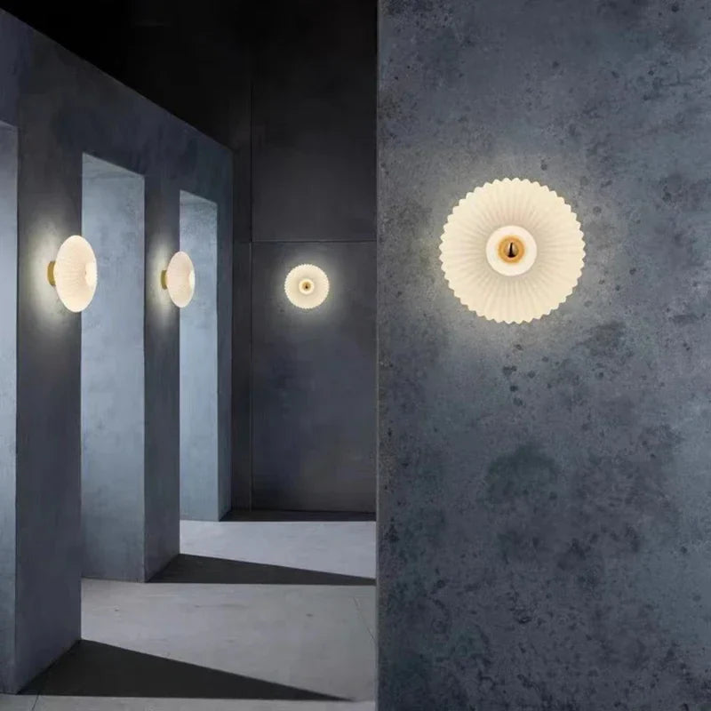Taavita - Glass Ripple Wall Lamps for Ambient Lighting