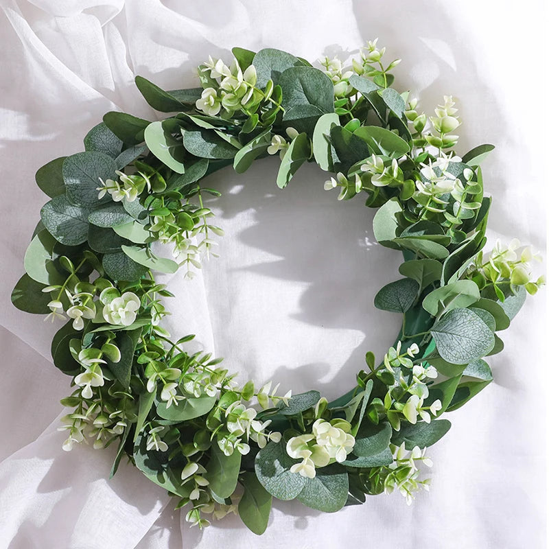 Stylish Eucalyptus Floral Wreath Decoration