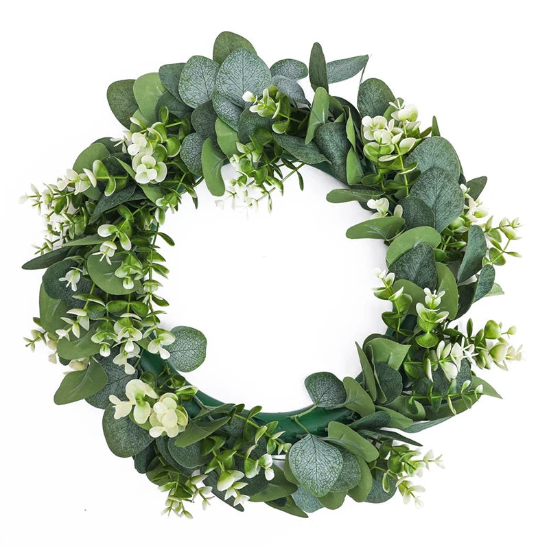 Stylish Eucalyptus Floral Wreath Decoration