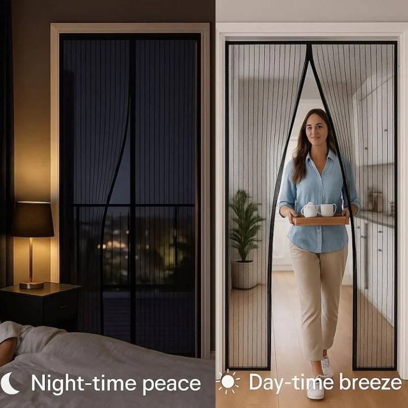 Custom Sized Magnetic Door Screen