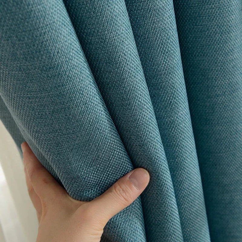 SereneShade Cotton Blackout Curtains for Ultimate Sleep