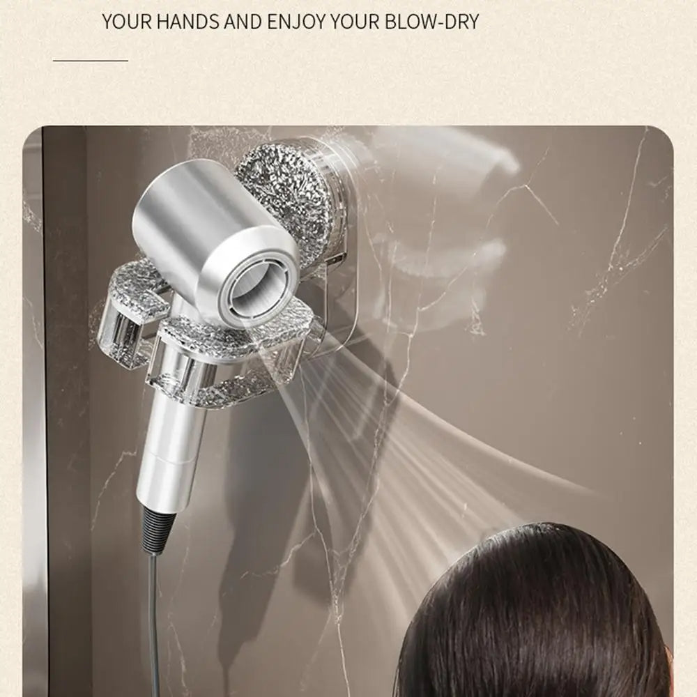 Suction Cup Hair Dryer Wall Holder