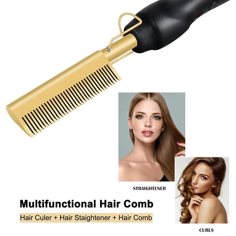 Professional Hot Styling Comb for Thick and Curly Hair