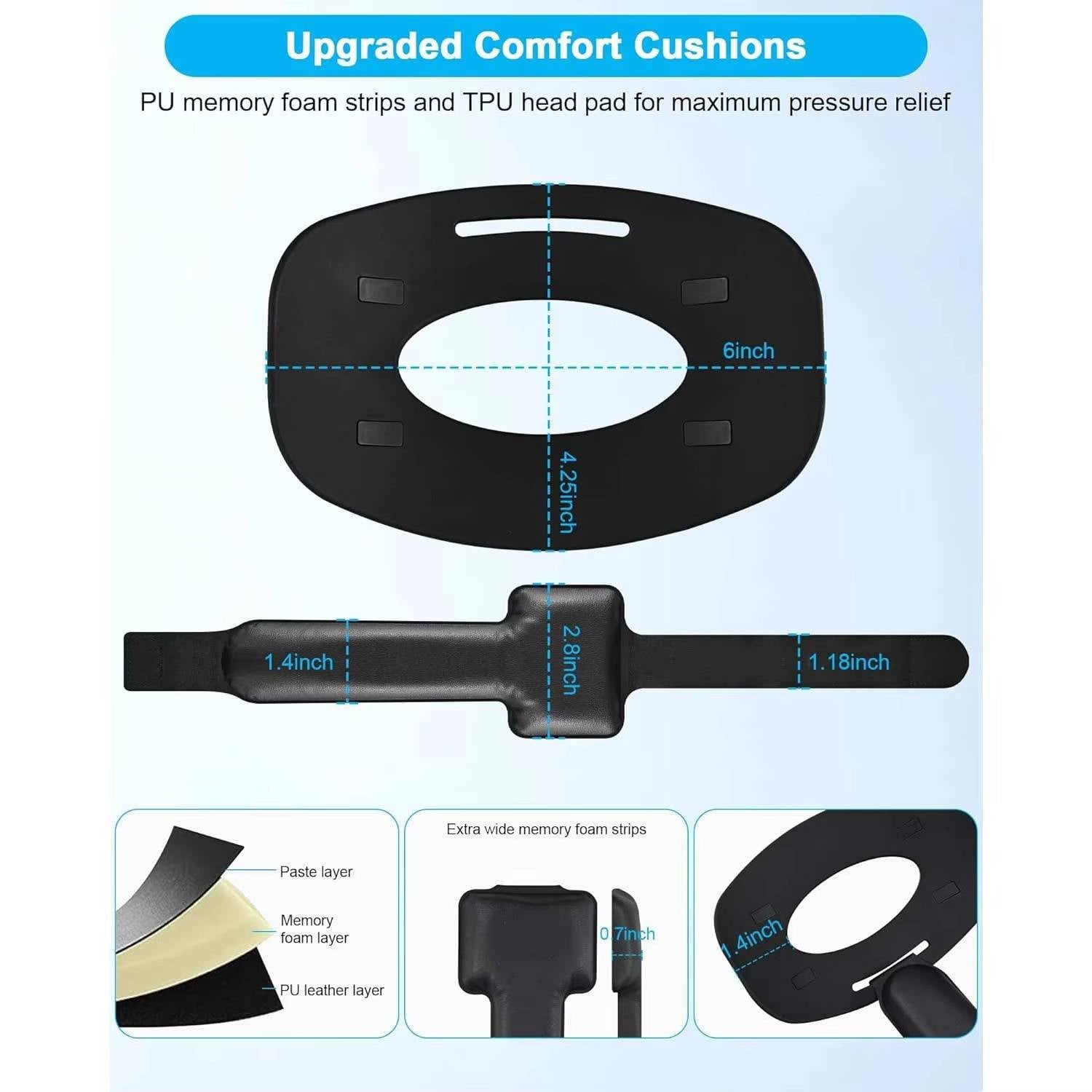 Virtual Reality Head Strap Accessory