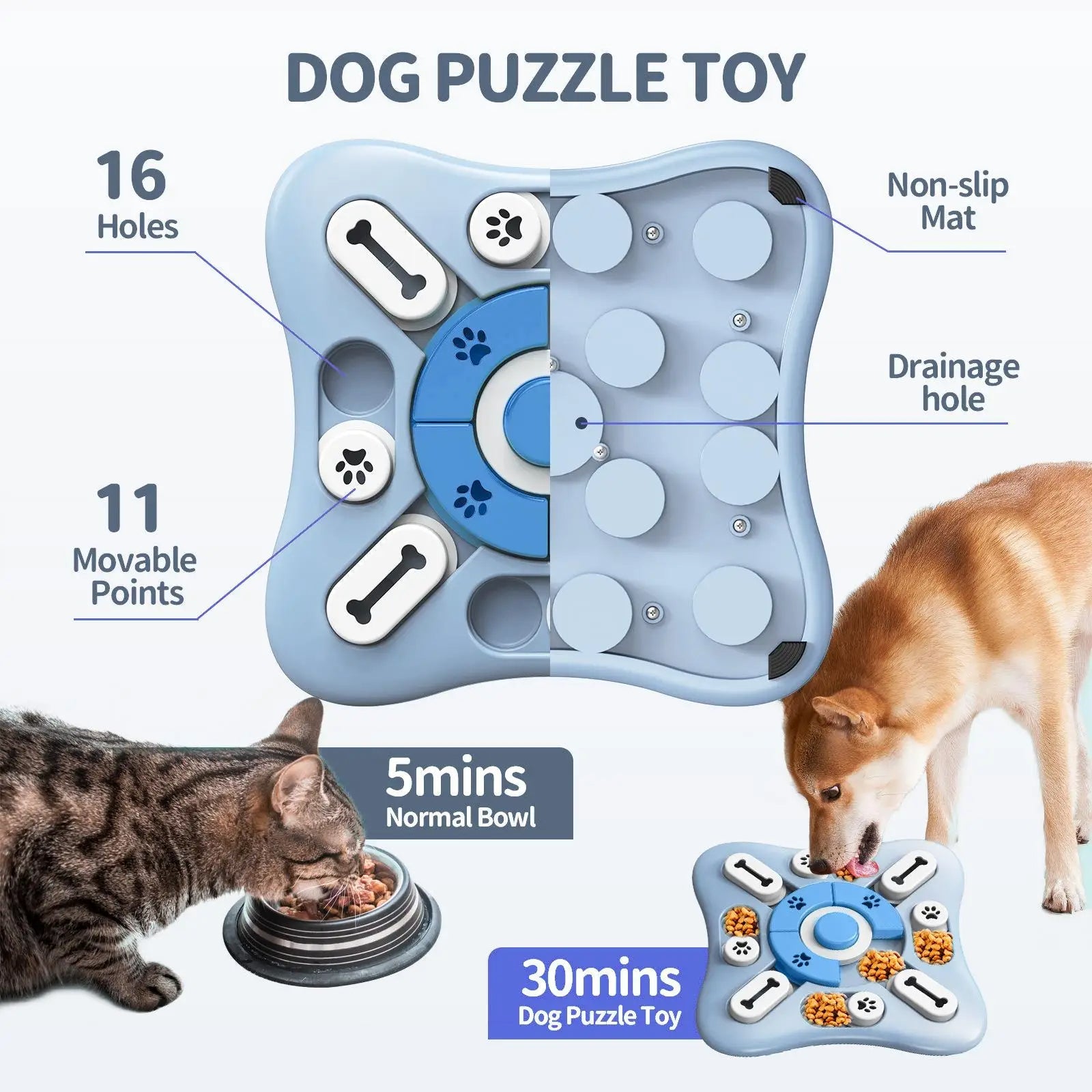 Engaging Puzzle Feeder for Dogs - Slow Eating Fun
