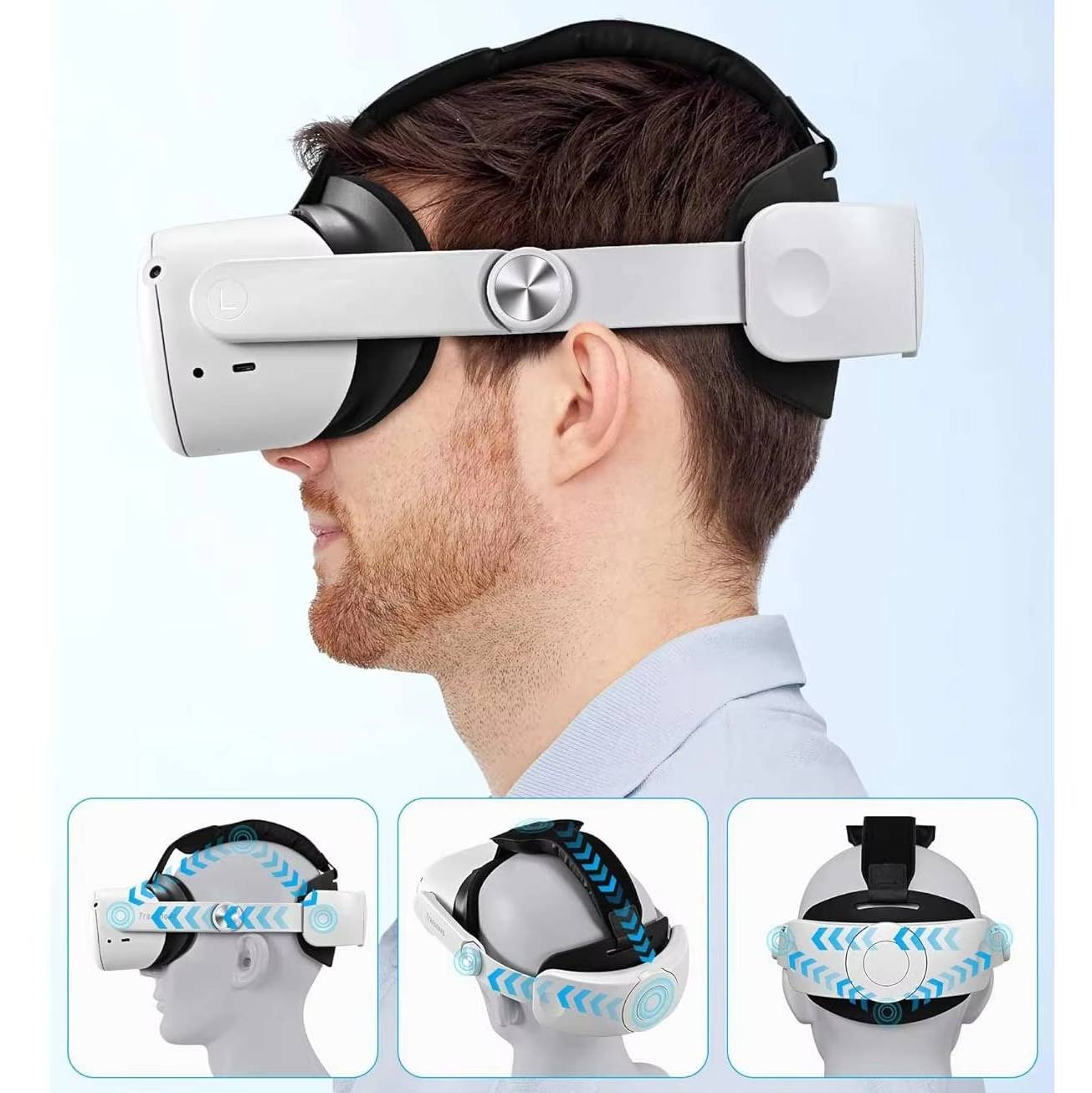 Virtual Reality Head Strap Accessory