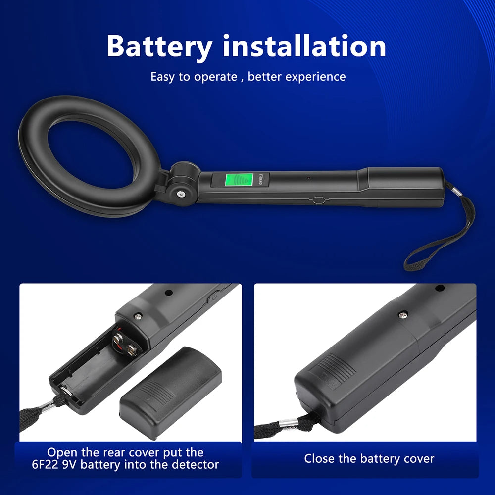 Precision Handheld Metal Scanner for Security & Treasure