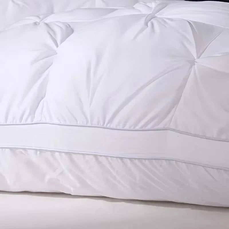 Plush Supportive Bed Pillows for Comfortable Sleep, Set of 2