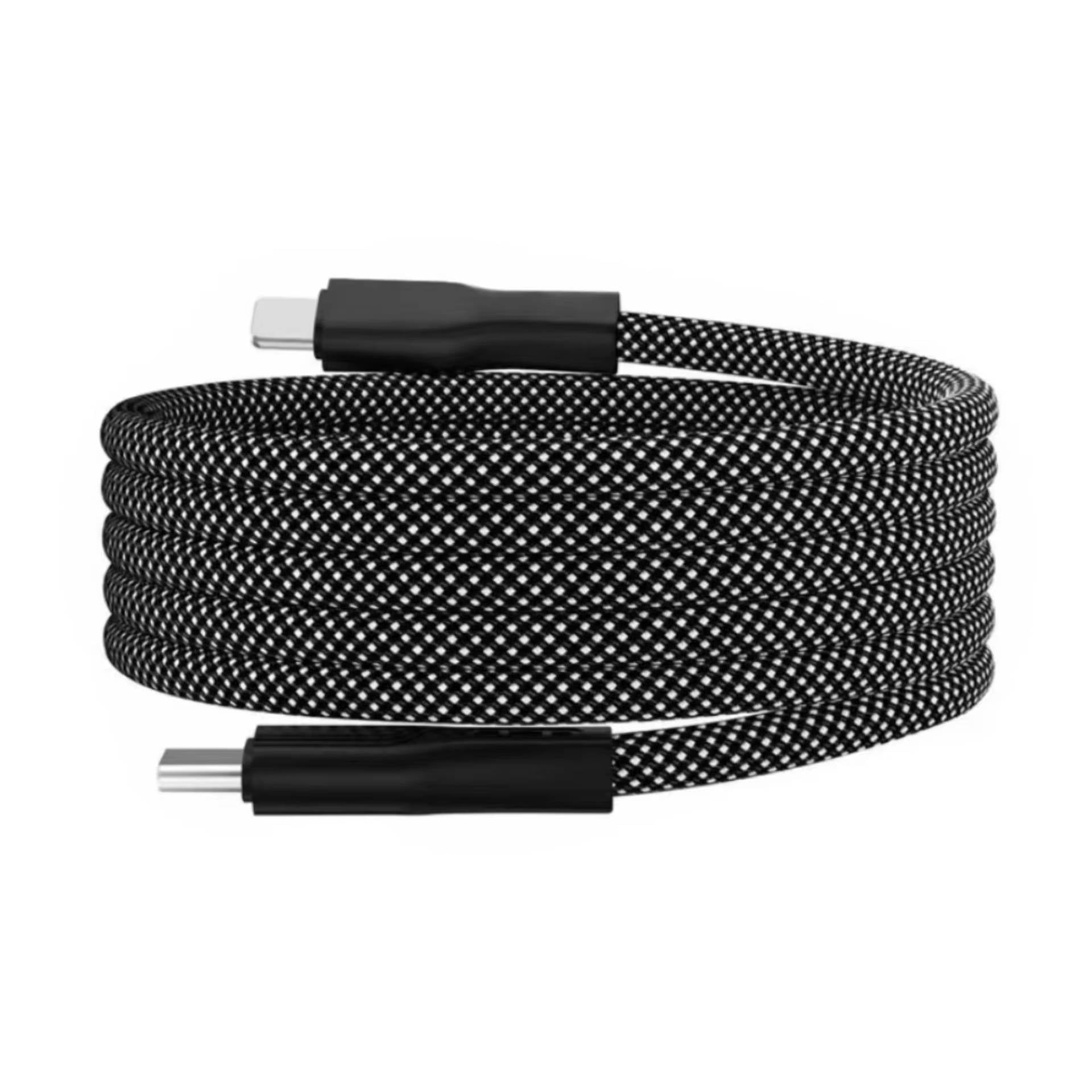 Super Fast Charging Cable with Magnetic Anti-Tangle Design