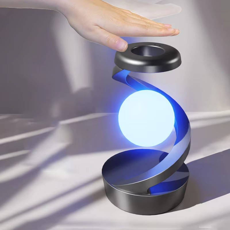 Wireless Charging Moon Lamp with Gesture Control – Floating Design