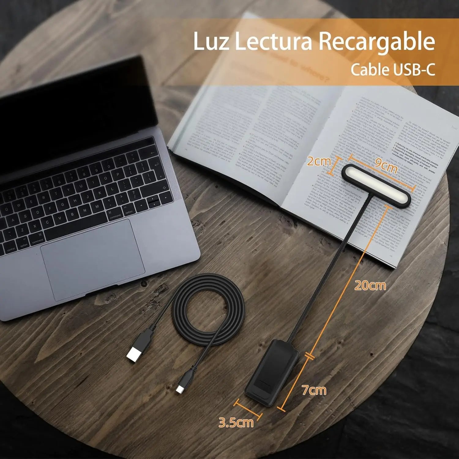 Portable Reading Light with LED Illumination