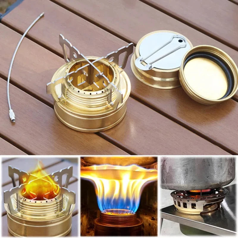 Compact Outdoor Cooking Stove for Adventurers