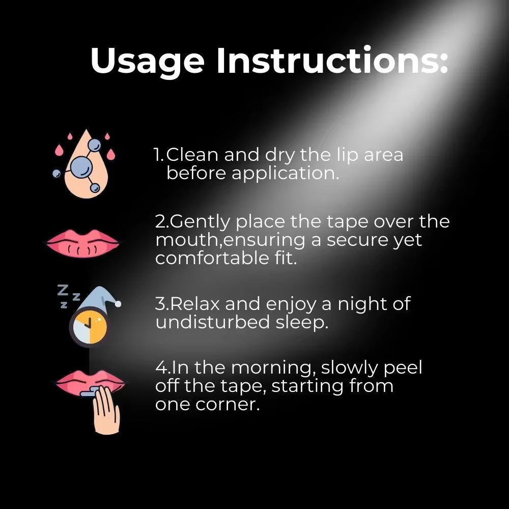 Nose Patch for Breathing Correction to Reduce Snoring