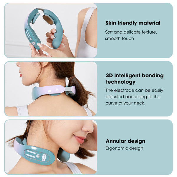ReviveNeck Acupoint Massage and Lymphatic Relief Device