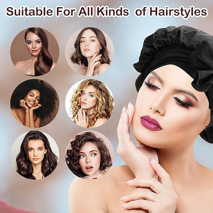 Silk Sleep Bonnet - Ultimate Hair Protection Overnight