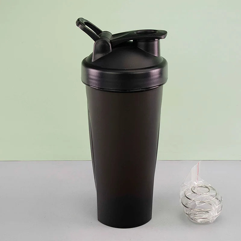600ml No-Spill Fitness Mixer Bottle with Stainless Steel Ball