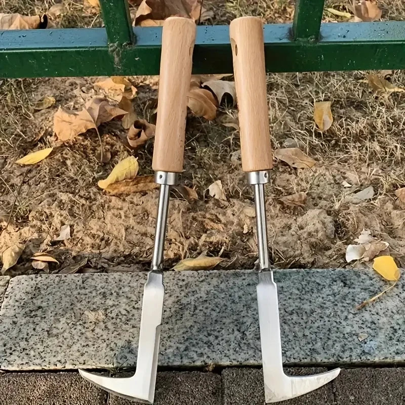 Versatile Gardening Tool for Weed Removal in Tight Spaces