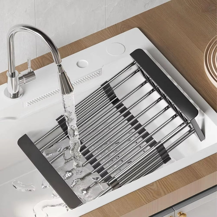 Adjustable Kitchen Dish Drain Rack