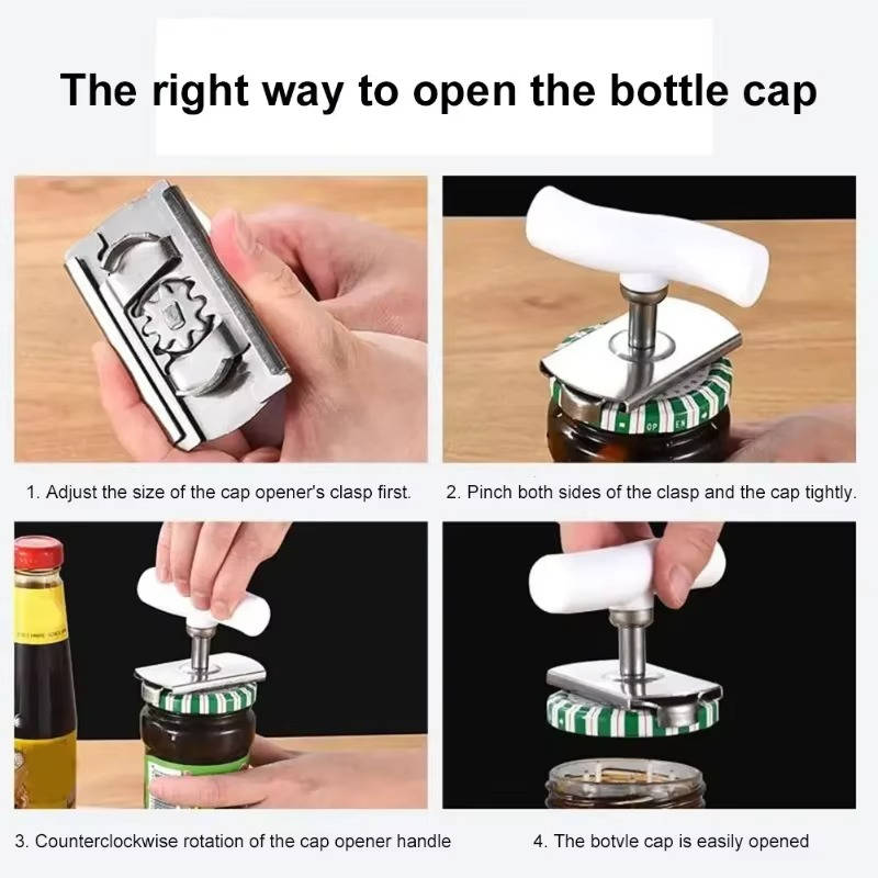 Effortless Jar and Bottle Opener for Every Kitchen