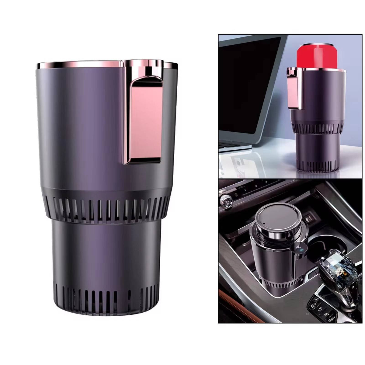 Car Cup Holder with Smart Cold and Warm Functionality