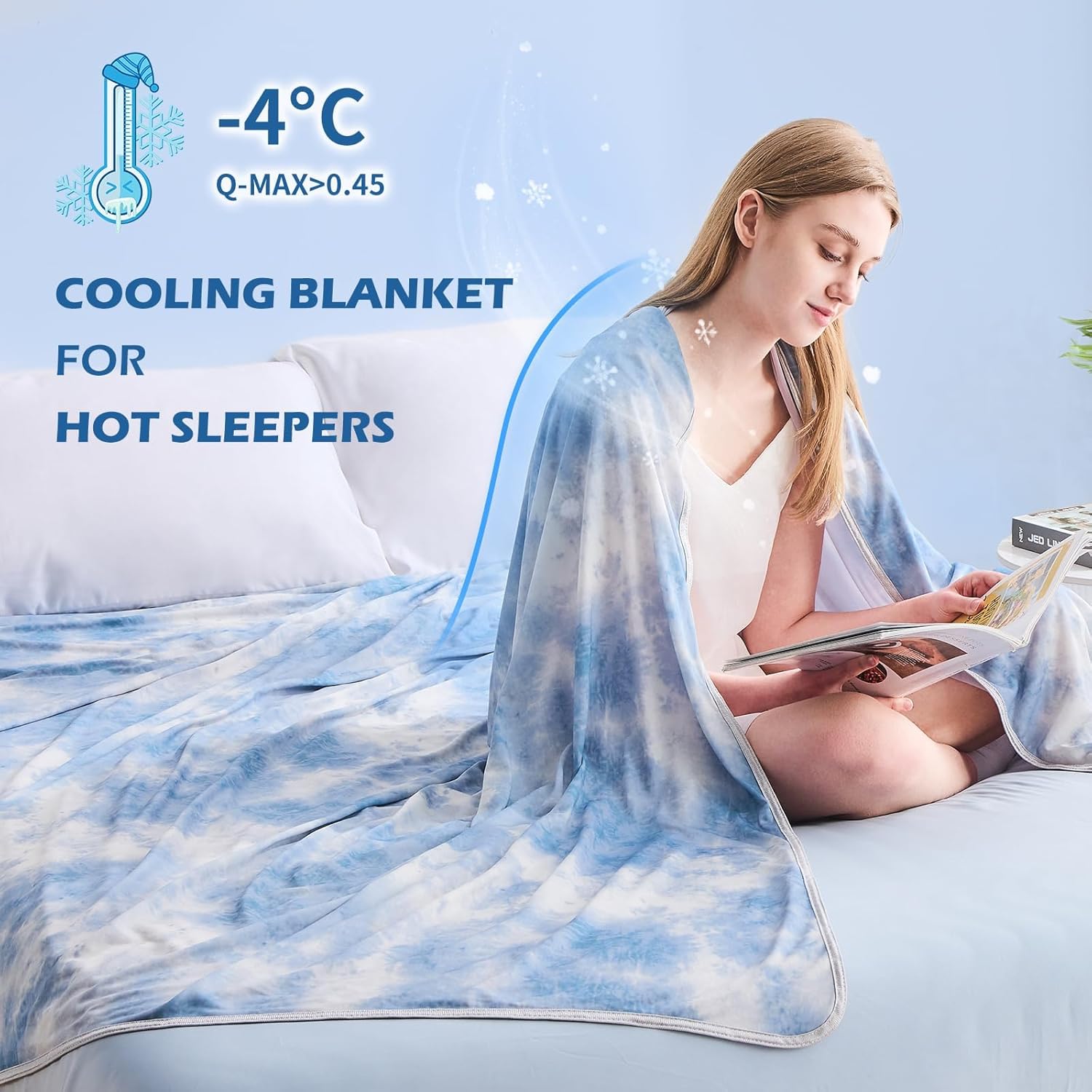 Cooling Blanket with Arc-Chill Technology – Lightweight and Breathable for Warm Sleepers